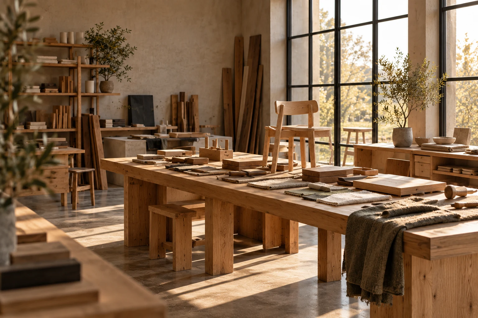 Wnętrze pracowni projektowej
